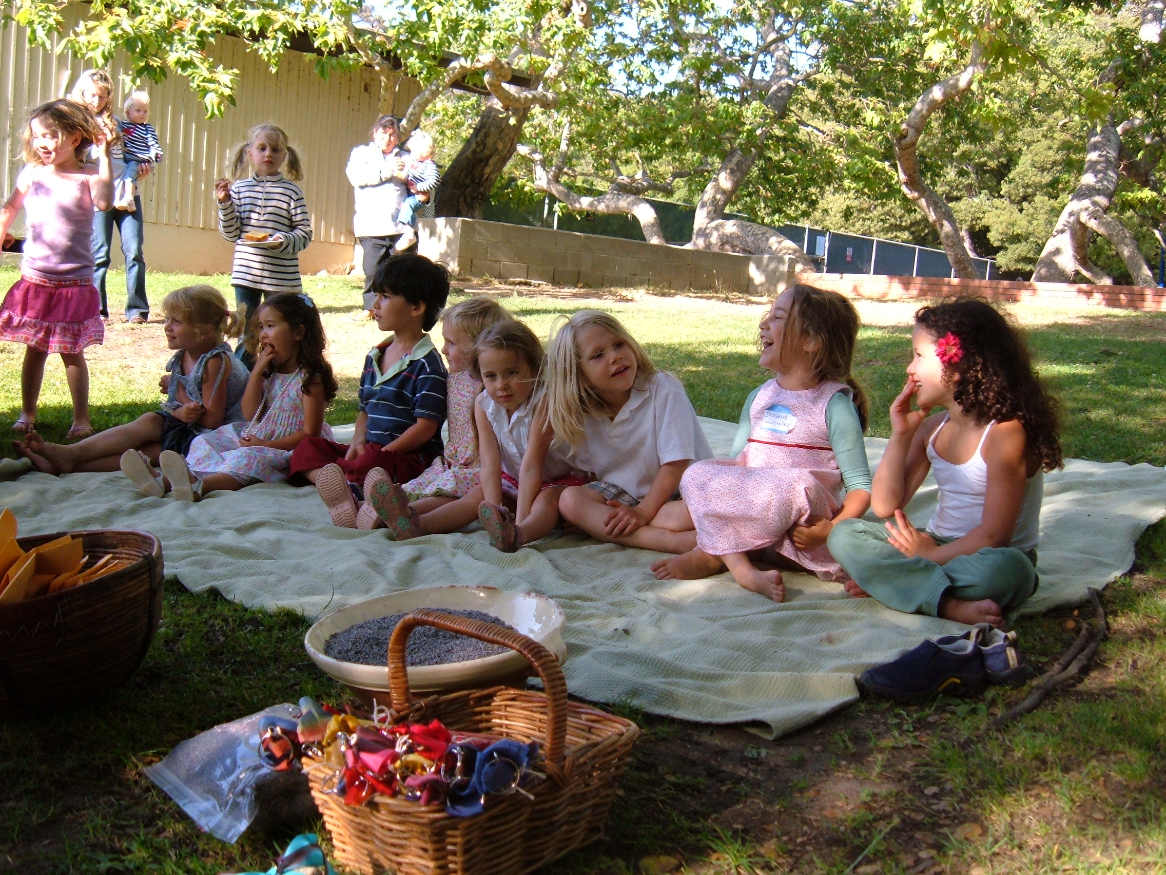 Children engaged in activities